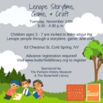 Lenape Storytime Poster